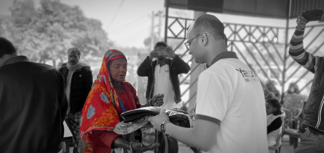 Blanket Distribution in Hathiaul, Balara Municipality Sarlahi